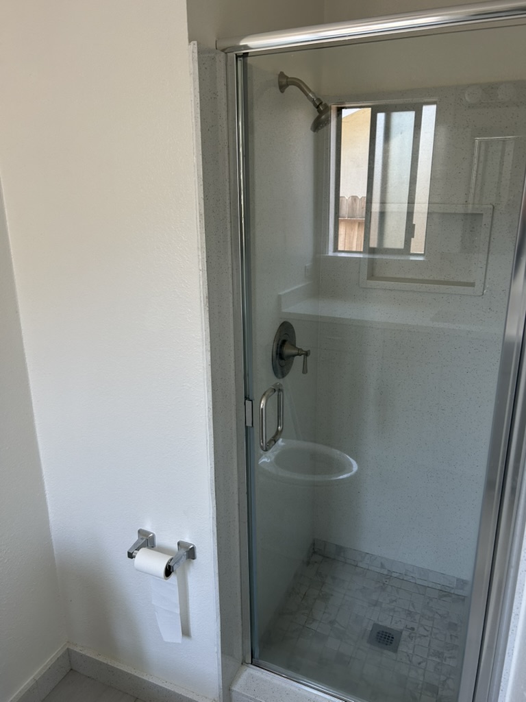 Tile shower